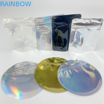 La forme faite sur commande de 4 x de 6 Mylar tiennent la poche avec la tirette sans danger pour les enfants