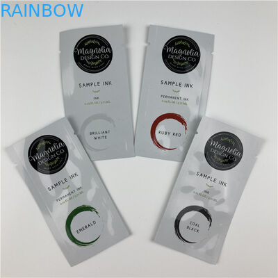 Emballage de Mini Kraft Paper Cosmetic Pouch avec le sachet vide de pilule de thé de café d'aluminium de tirette