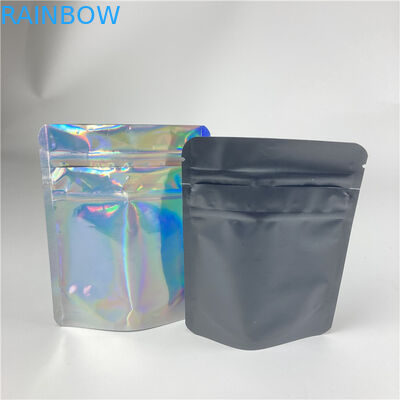 L'emballage de sachets en matière plastique d'hologramme se tiennent vers le haut du sac de tirette sans danger pour les enfants