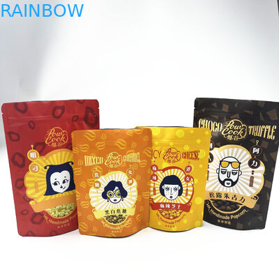 Sacs de empaquetage zip-lock en aluminium de Mylar de preuve rescellable d'odeur pour le biscuit de casse-croûte de nourriture