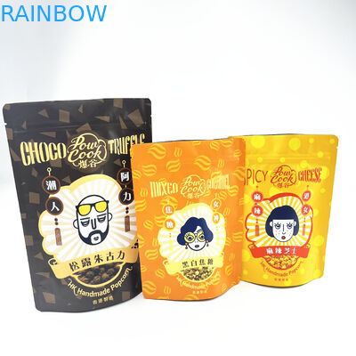 Sacs de empaquetage zip-lock en aluminium de Mylar de preuve rescellable d'odeur pour le biscuit de casse-croûte de nourriture