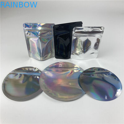 Le support en plastique de rond vers le haut de la poche Runtz Edibles de tirette a découpé le sac avec des matrices formé 3.5g de Mylar