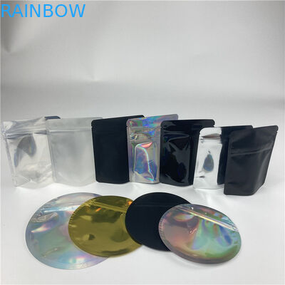 Le support en plastique de rond vers le haut de la poche Runtz Edibles de tirette a découpé le sac avec des matrices formé 3.5g de Mylar