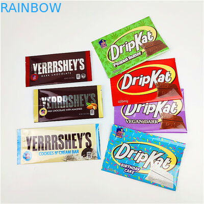 Emballage imprimé fait sur commande de sac de casse-croûte de Mylar Edibles pour la barre de chocolat 400mg