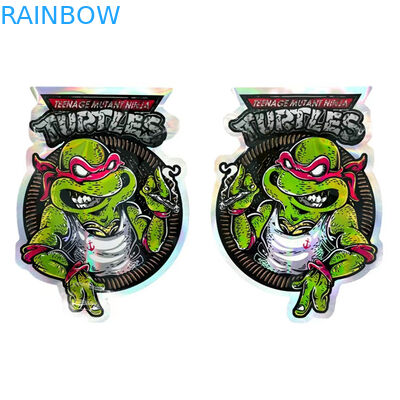 forme irrégulière de tirette de 3.5g 7g d'emballage alimentaire rescellable de Mylar pour le biscuit de sucrerie