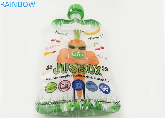 Digital imprimant la poche en plastique de bec pour le sac d'emballage de Juice Yogurt Squeeze Baby Food