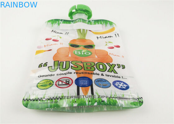 Digital imprimant la poche en plastique de bec pour le sac d'emballage de Juice Yogurt Squeeze Baby Food