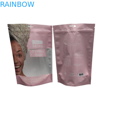 Le support imprimé par coutume de papier d'aluminium vers le haut de la poche en plastique de tirette pour le corps de sel de mer d'océan frottent crème