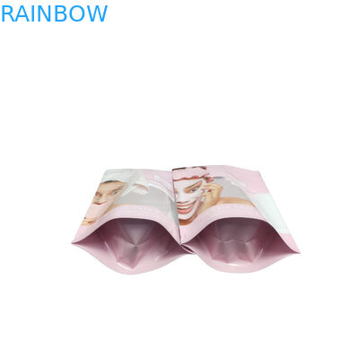 Le support imprimé par coutume de papier d'aluminium vers le haut de la poche en plastique de tirette pour le corps de sel de mer d'océan frottent crème