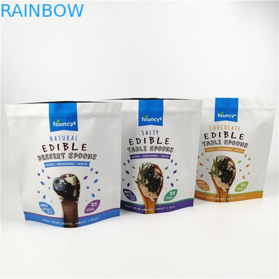 Le biscuit d'emballage de sachets en matière plastique d'épice de tabac de Mylar tiennent la poche 3.5g