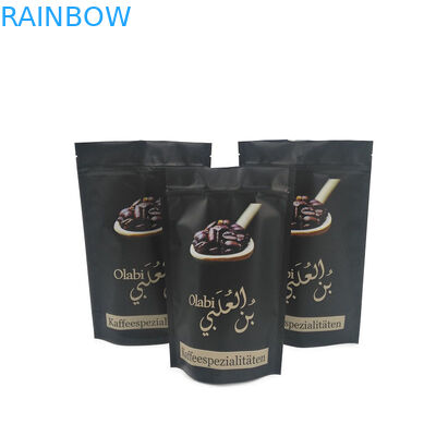 Le papier d'aluminium Doypack de sac d'emballage de barre de chocolat de cannabis se tiennent vers le haut des sacs avec le logo