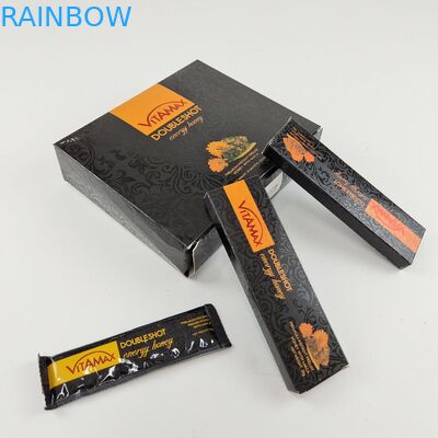 Miel doux de Honey Box For Vitamax Energy de couleur de l'emballage 22g de poids noir fait sur commande en gros de sachet