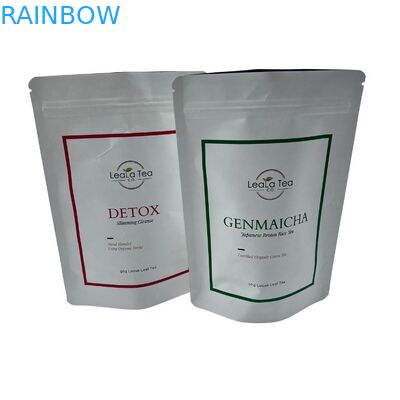 Le support fait sur commande d'impression vers le haut du corps d'emballage de poche frottent le sac zip-lock de papier d'aluminium