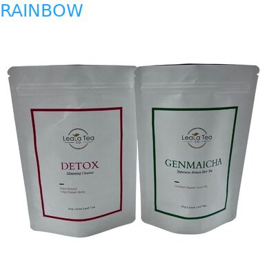 Le support fait sur commande d'impression vers le haut du corps d'emballage de poche frottent le sac zip-lock de papier d'aluminium