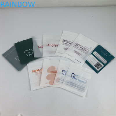 Le zip-lock de Matt Black Braces Aligners Flat Mylar met en sac Front For Teeth Accessories clair