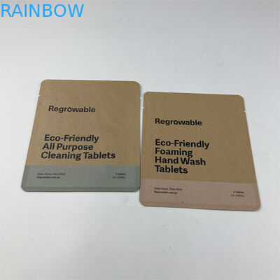 Digital imprimant la catégorie comestible écologique compostable de sac de papier pour la sucrerie de casse-croûte