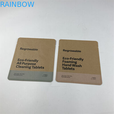 Digital imprimant la catégorie comestible écologique compostable de sac de papier pour la sucrerie de casse-croûte