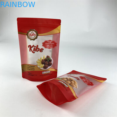 La nourriture faite sur commande comestible tiennent la poche claire de serrure de fermeture éclair d'emballage d'arachide d'anarcadier d'écrous de poche