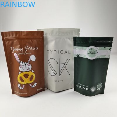 L'aliment pour animaux familiers fait sur commande de 250g 500g tiennent biodégradable écologique de poche