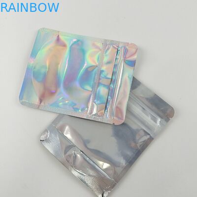 L'emballage zip-lock sans danger pour les enfants rescellable met en sac la nourriture claire de Front Foil Back Edible For