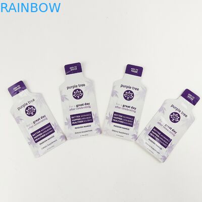 Mylar imprimé fait sur commande formé spécial met en sac la poche irrégulière découpée avec des matrices avec la tirette