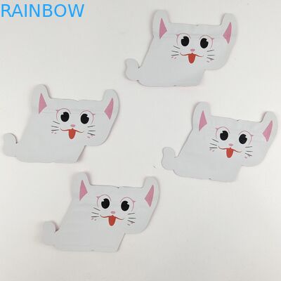 Mylar imprimé fait sur commande formé spécial met en sac la poche irrégulière découpée avec des matrices avec la tirette