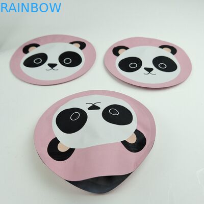 Le support réutilisable découpé avec des matrices vers le haut des sacs zip-lock sentent des sacs de la preuve 3.5g Mylar