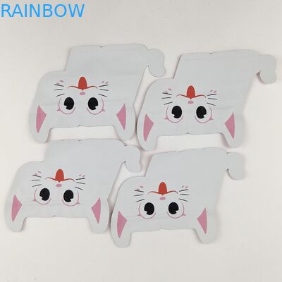 Le zip-lock formé par plastique Mylar met en sac les sacs de empaquetage de Digital d'aluminium irrégulier sans danger pour les enfants d'impression