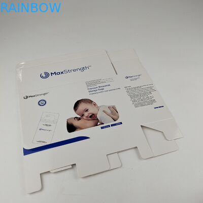 la boîte de rangement du carton 400g a adapté la boîte aux besoins du client rectangulaire d'emballage de lait