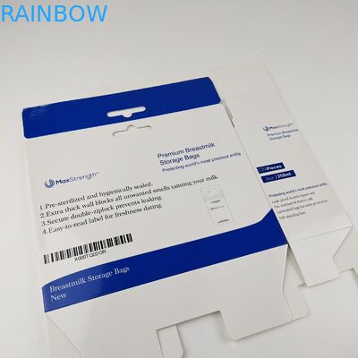 la boîte de rangement du carton 400g a adapté la boîte aux besoins du client rectangulaire d'emballage de lait