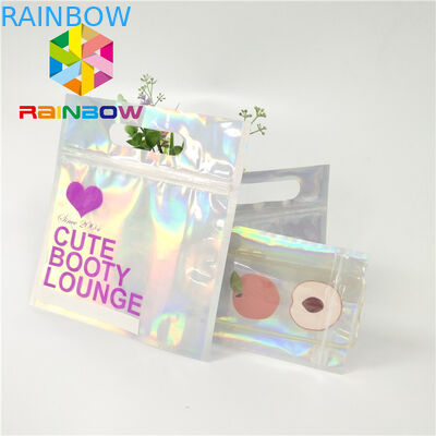 Les vêtements de bain en plastique imperméables de toucher doux de sac d'emballage de bikini réutilisent des sacs de serrure de fermeture éclair