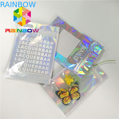 Les vêtements de bain en plastique imperméables de toucher doux de sac d'emballage de bikini réutilisent des sacs de serrure de fermeture éclair