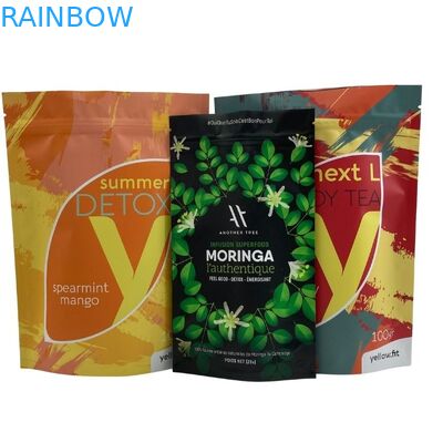 La tirette étanche à l'humidité tiennent la poche pour l'emballage de café de thé de nourriture