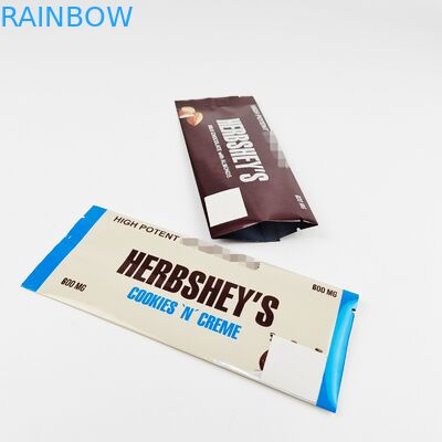 La tirette imprimée faite sur commande de Mylar met en sac l'emballage de chocolat met en sac étanche à l'humidité