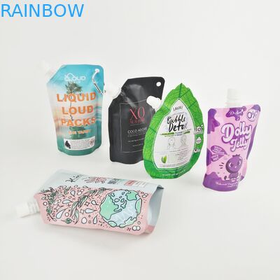Poche en plastique flexible de bec Doypack liquide pour la sauce tomate/cosmétique