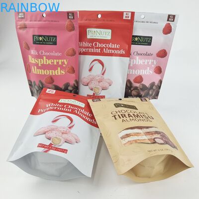 L'emballage de la sucrerie THC de biscuits tiennent Doypack Logo Printed Food Plastic Bag fait sur commande