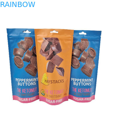 la nourriture Mylar de 3.5g 7g 14g 28g met en sac Cangy adapté aux besoins du client Gummies se tiennent vers le haut des sacs zip-lock