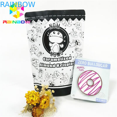 Le zip-lock de chocolat de biscuits de casse-croûte tiennent la poche la catégorie que comestible MOPP CHOIENT la couleur du PE CMYK