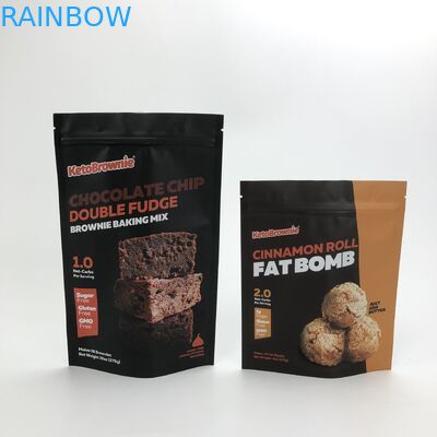 La coutume a imprimé les sacs d'emballage alimentaire de casse-croûte de biscuits de chocolat de sucrerie de poche de preuve de l'odeur 3.5g