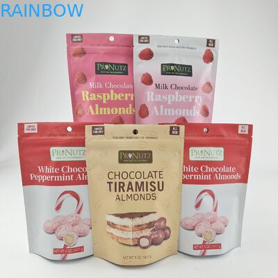 le sac Mylar comestible de l'emballage alimentaire 3.5g tiennent des poches avec la fenêtre de tirette