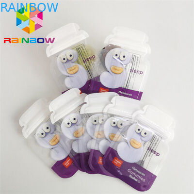 Petits sacs refermables de nourriture de Mylar de biscuit du sac 3.5g de preuve d'odeur découpés avec des matrices