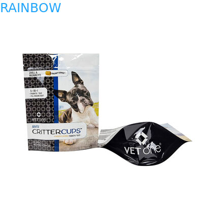 Sac adapté aux besoins du client de serrure de fermeture éclair de papier d'aluminium de Mylar pour l'emballage alimentaire comestible