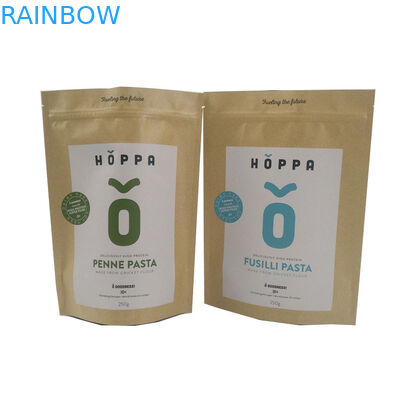 Sacs de papier d'aluminium de preuve d'odeur pour le logo fait sur commande blanc de thé de grains de café