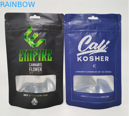 Le sac de fines herbes de Mylar d'emballage d'encens d'aluminium en plastique tiennent la fleur de cannabis de poche
