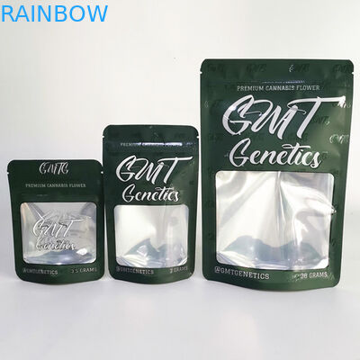 Le sac de fines herbes de Mylar d'emballage d'encens d'aluminium en plastique tiennent la fleur de cannabis de poche
