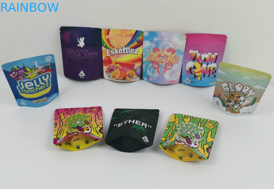 Le sac 420 Digital d'emballage de marijuana de mauvaise herbe de CBD imprimant Doypack a découpé l'encens avec des matrices de fines herbes