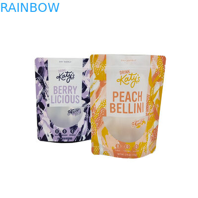 Tenez le biscuit de sucrerie d'emballage de poche de Mylar de tirette de sachet en plastique de casse-croûte