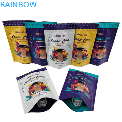 Tenez le biscuit de sucrerie d'emballage de poche de Mylar de tirette de sachet en plastique de casse-croûte