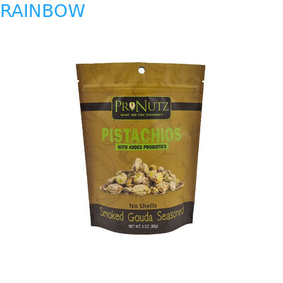 3.5g la nourriture Mylar met en sac le zip-lock en plastique étanche à l'humidité pour les biscuits doux de biscuit de sucrerie