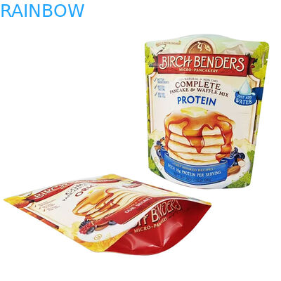 La tirette 3.5g Mylar de preuve d'enfant met en sac le support vers le haut de l'aluminium de biscuit empaquetant l'estampillage chaud